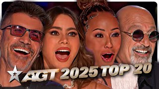TOP 20 Auditions on America's Got Talent 2025!