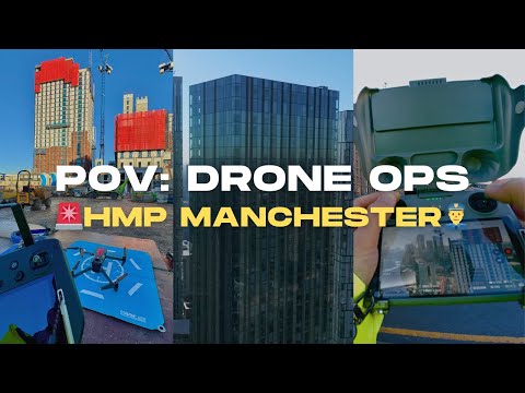 Drone POV Filming Next to HMP Manchester | BTS