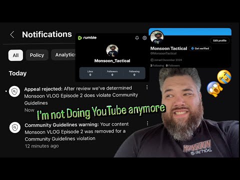 I’m not doing YouTube anymore 😔
