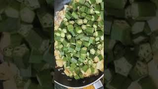 Aloo bhindi fry #cooking #tasty #love #alooo #food #foodgasmic