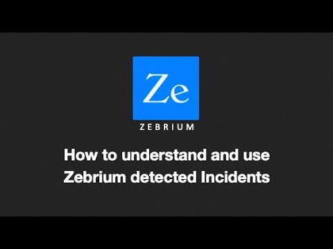 Explanation of Zebrium Incidents and how to use them