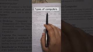 Types of computers #trendingshorts #viralshort #csclasses #csprofessionalclasses