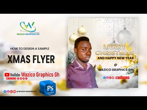 HOW TO DESIGN A SIMPLE XMAS FLYER
