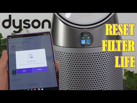 How to reset Dyson HP04 filters