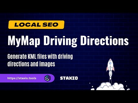 Google MyMaps with driving directions⚡️ Local SEO