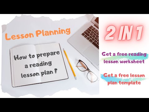 Lesson Planning (Episode One: How to plan a reading lesson?)