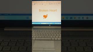 Broken Heart Emoji Trick in MS Word | Amazing Unicode Hack 💔💻 || Onlycomputerskills