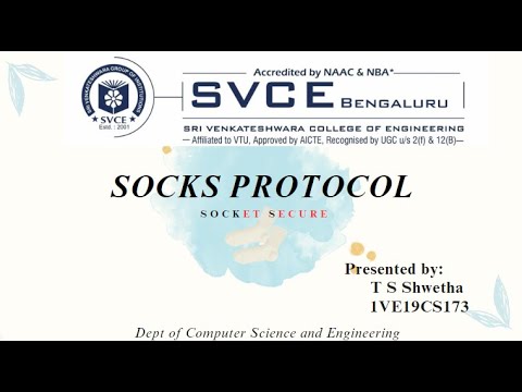 SOCKS PROTOCOL - Technical Seminar