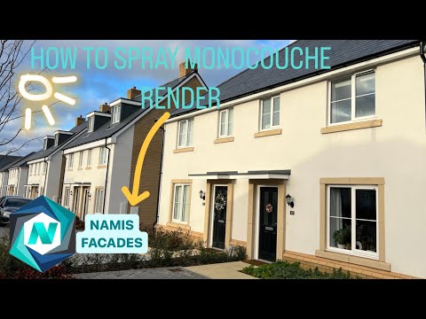 Monocouche Spray Render Weber Rend Aid by Namis