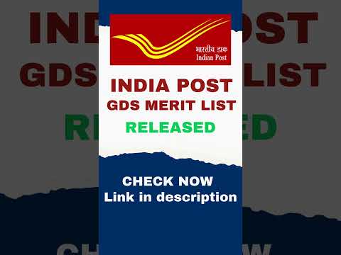 India Post GDS 2025 Result Out Now #indiapost #gds #indiapostgdsvacancy #jhol #indiapostinfo #job