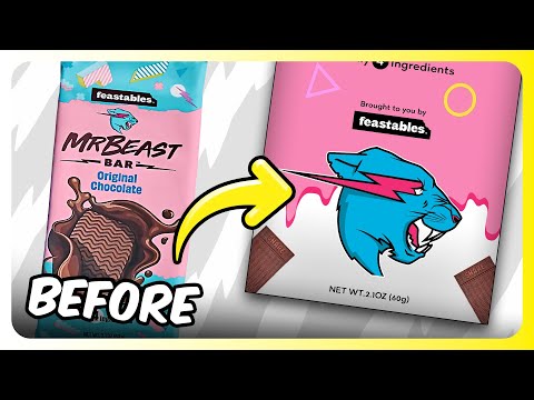 Redesigning Mr Beast's Chocolate Bar