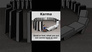The Domino of Karma 🁢🔄 #karma #lifelesson #hustlemindset.
