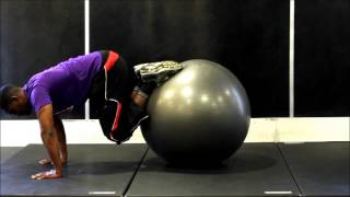 Athletes Active -  Exercise Ball Pull Ins