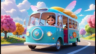A Ram Sam Sam Ten in the Bed – Cloud Bus Journey | Fun Kids Counting Song | Magical Sing Along Rhyme
