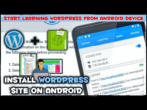 Create A WordPress Site On Android Locally