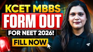 NEET 2026 Latest Update! KCET form out| Cut off| Fees By garima mam