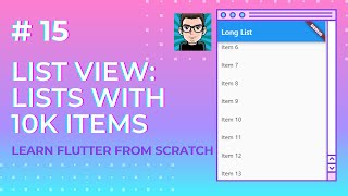 List View: List With 10k Items | Easy Flutter Tutorial Series For Beginners