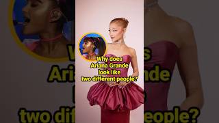 Why does Ariana Grande look like two different people? #celebrity #ArianaGrande