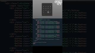 Calculator using html css #coding #webappdevelopment #webappdevelopment #css #learnwebdev #web