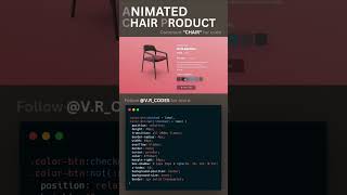 Animated Chair | Smooth 3D Product Design | Aesthetic Motion Reel 🪑✨” #100daysofcode