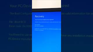 Youre PC needs to be repaired How To Fix Error 0xc0000098 #pcupgrade #pcservice #pcspecialist #pc