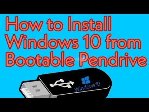How to Install Windows 10 From a Bootable USB Drive. | Windows from a USB Flash Drive. (Amaze Tips)