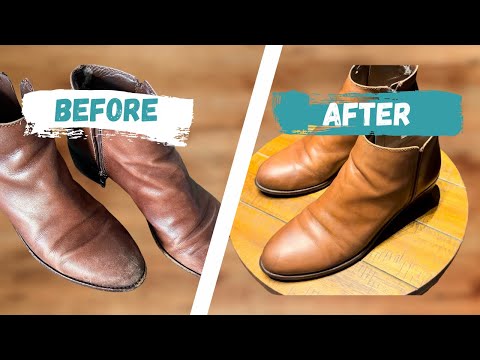 How to clean and RESTORE your designer leather boots | ASMR | Step-by-step guide
