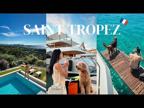 🇫🇷 A week in St Tropez Vlog | Yacht day in South France | Luxury villa in St Tropez