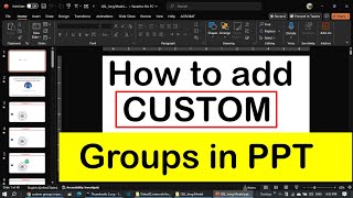 How to add custom groups to PowerPoint's ribbon