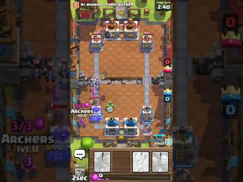 Clash Royale : 2 vs 2 Battle (First win ever)