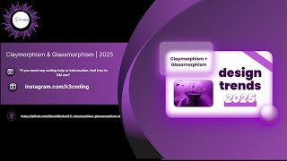 Claymorphism + Glassmorphism | Modern UI Design Trends 2025