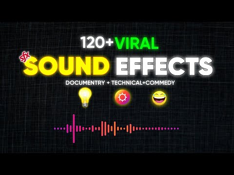 2025 Best Sound Effects For Editing | Copyright Free Sound Effects