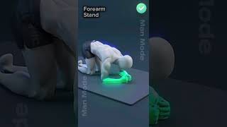 How to do Forearm Stand? #forearmsworkout #shortsfitness #calisthenics