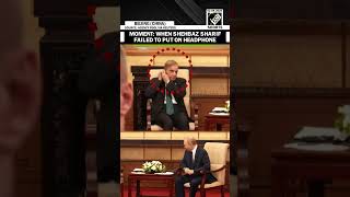 Moment: When Pakistan PM Shehbaz Sharif failed to put on Headphone in front of Putin
