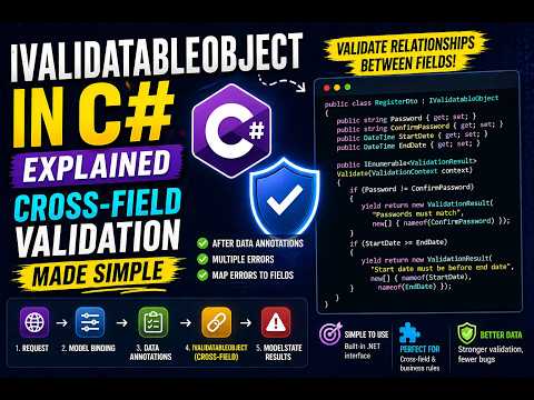IValidatableObject in C# Explained | Cross-Field Validation Made Simple