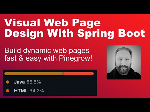 Visual Page Design with Spring Boot
