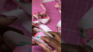 How I make custom ribbon 🎀 #sublimation #howtomakeatutu #diytutorial