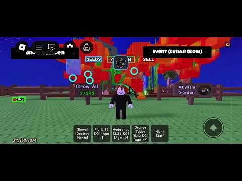 Tora Isme Grow A Garden Script - Lunar Glow Event - Auto Collect, Auto Buy, and Many More