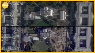 Satellite images show extent of demolition at White House