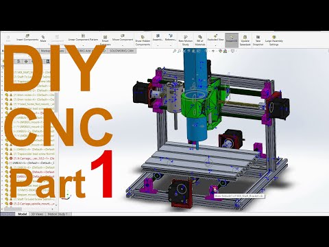 DIY Desktop CNC Machine : Introduction && Assembly of version v1 and v1.1 #34
