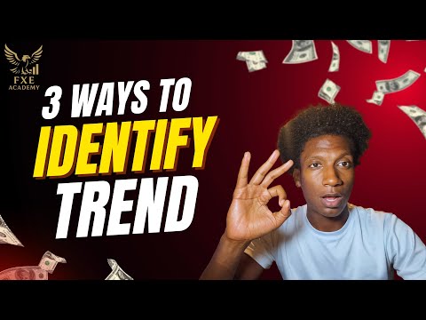 3 WAYS TO IDENTIFY TREND in Daytrading