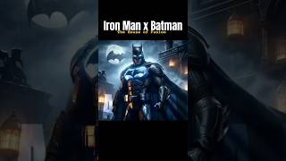 iron Man X Batman crossover #marvel #dccomics #marveldcfusion