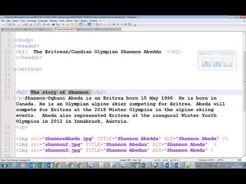 Creating a web page using HTML and CSS for a hero of your choice Part 2