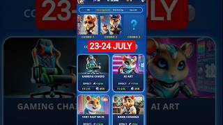 HAMSTER KOMBAT GAMEDEV DAILY COMBO | HAMSTER KOMBAT DAILY COMBO | 23-24 JULY HAMSTER DAILY COMBO