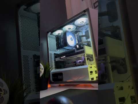 Black and White Themed PC Setup #technology #setup #gaming