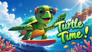 Turtle Time! 🐢 | Fun Ocean Song for Kids