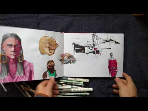 Красный скетчбук RED Sketchbook