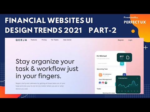 Financial Website UX Design Trends 2021 |  UI Design Trends 2021   Part-2