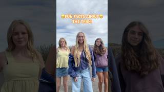 FUN FACTS ABOUT THE TRIO!!😚@hannah_mae_perry @EllaFranz #shorts #trio #dance #funfacts #dancing