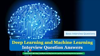 Deep Learning Machine Learning and AI Interview Question Answers with Explanations Basic Level